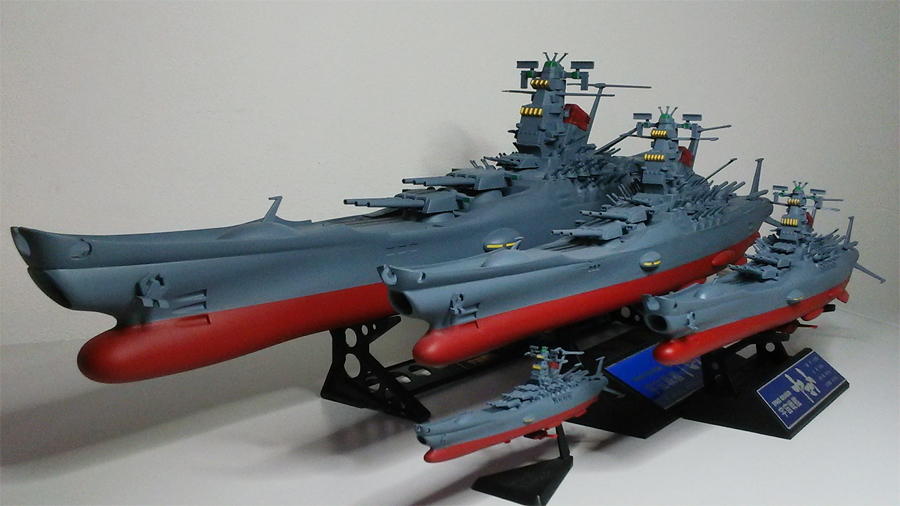 バンダイ： 1/1000 宇宙戦艦ヤマト（旧モデル再販版）
