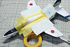 ハセガワ：1:72スケール 飛行機D11　川崎 T-4“ブルーインパルス