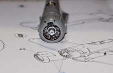 胴体の組み立て中