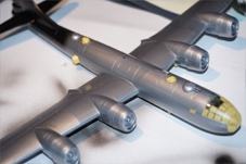 下地の黒塗装を