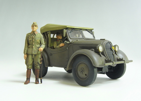 タミヤ：1/48MMシリーズ No.58日本陸軍 95式小型乗用車 （くろがね四起）