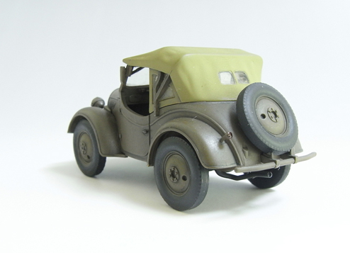 タミヤ：1/48MMシリーズ No.58日本陸軍 95式小型乗用車 （くろがね四起）